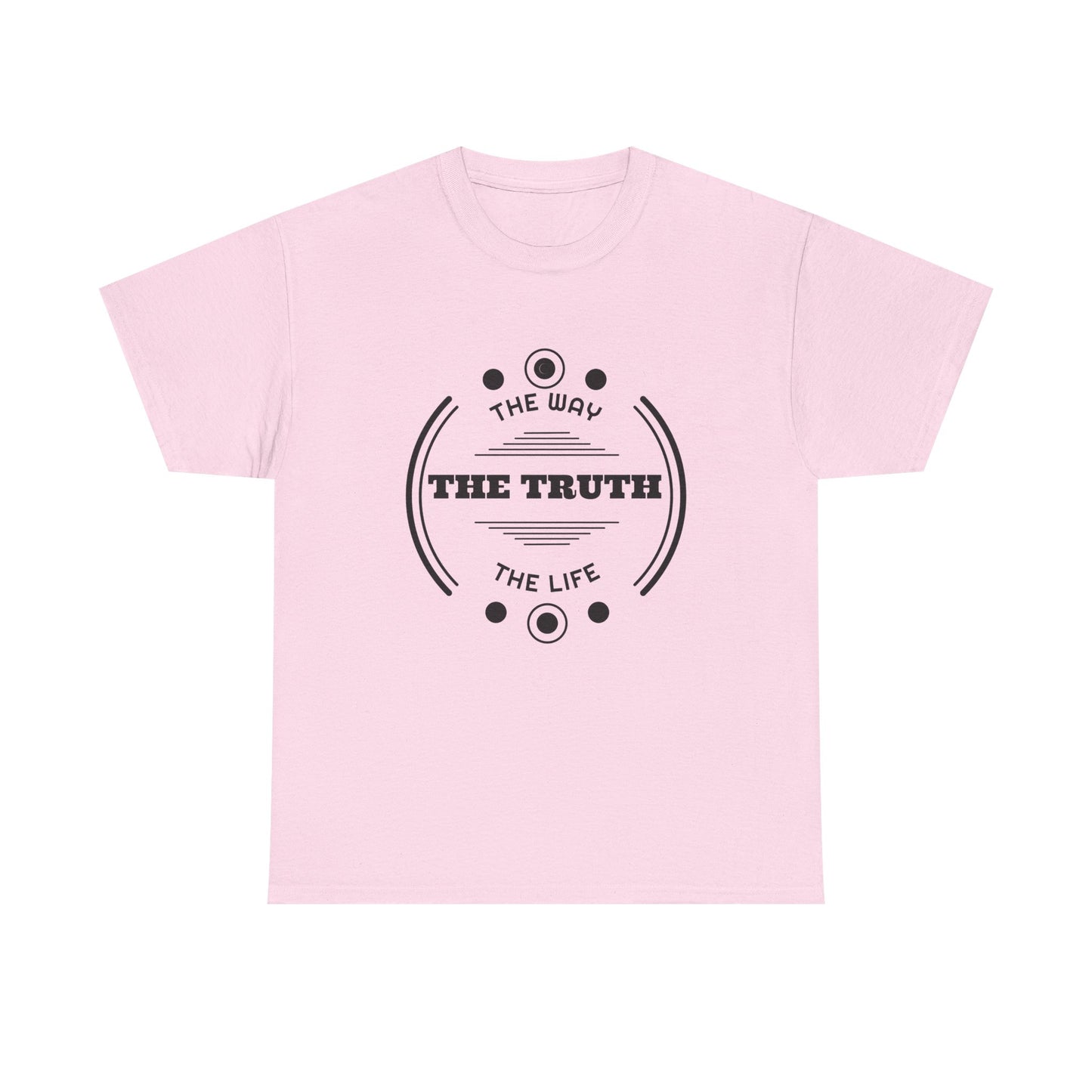 T-Shirt — "The Truth: The Way, The Life" Minimalist Faith Graphic Tee