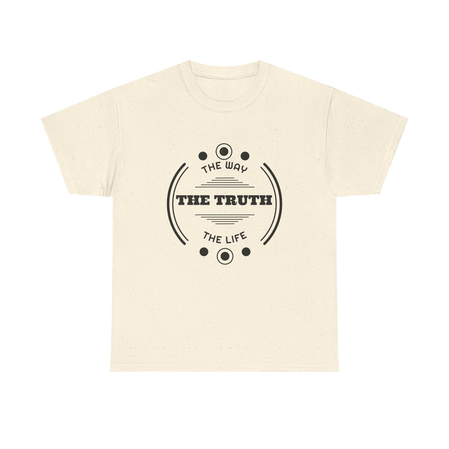 T-Shirt — "The Truth: The Way, The Life" Minimalist Faith Graphic Tee