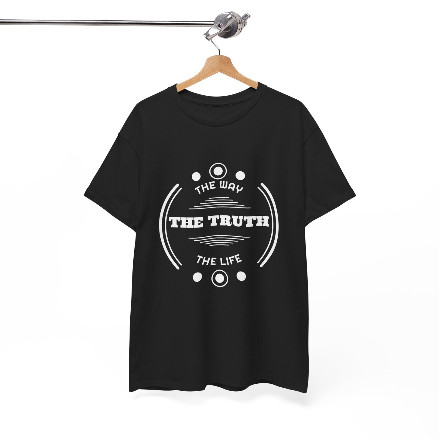 T-Shirt — "The Truth: The Way, The Life" Minimalist Faith Graphic Tee