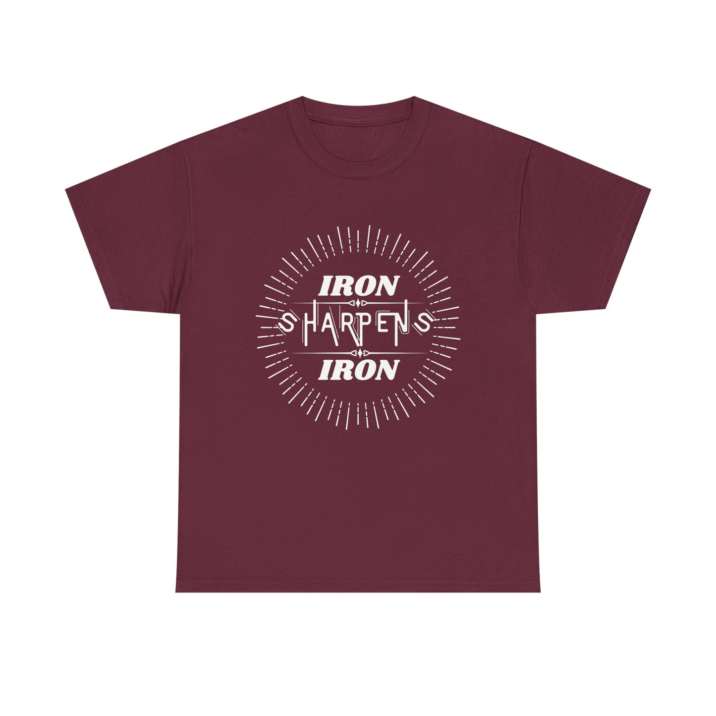 Iron Happens Tee — Funny Gym Workout T-Shirt for Weightlifters