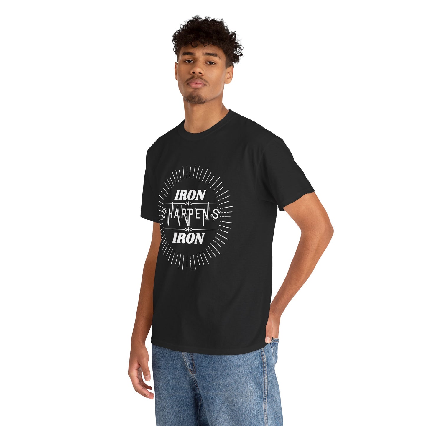 Iron Happens Tee — Funny Gym Workout T-Shirt for Weightlifters