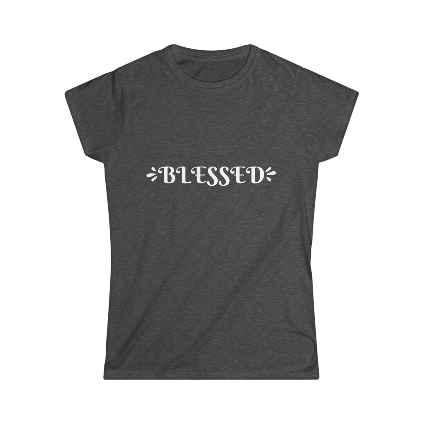 Women's White Tee — Classic Softstyle Casual T-Shirt