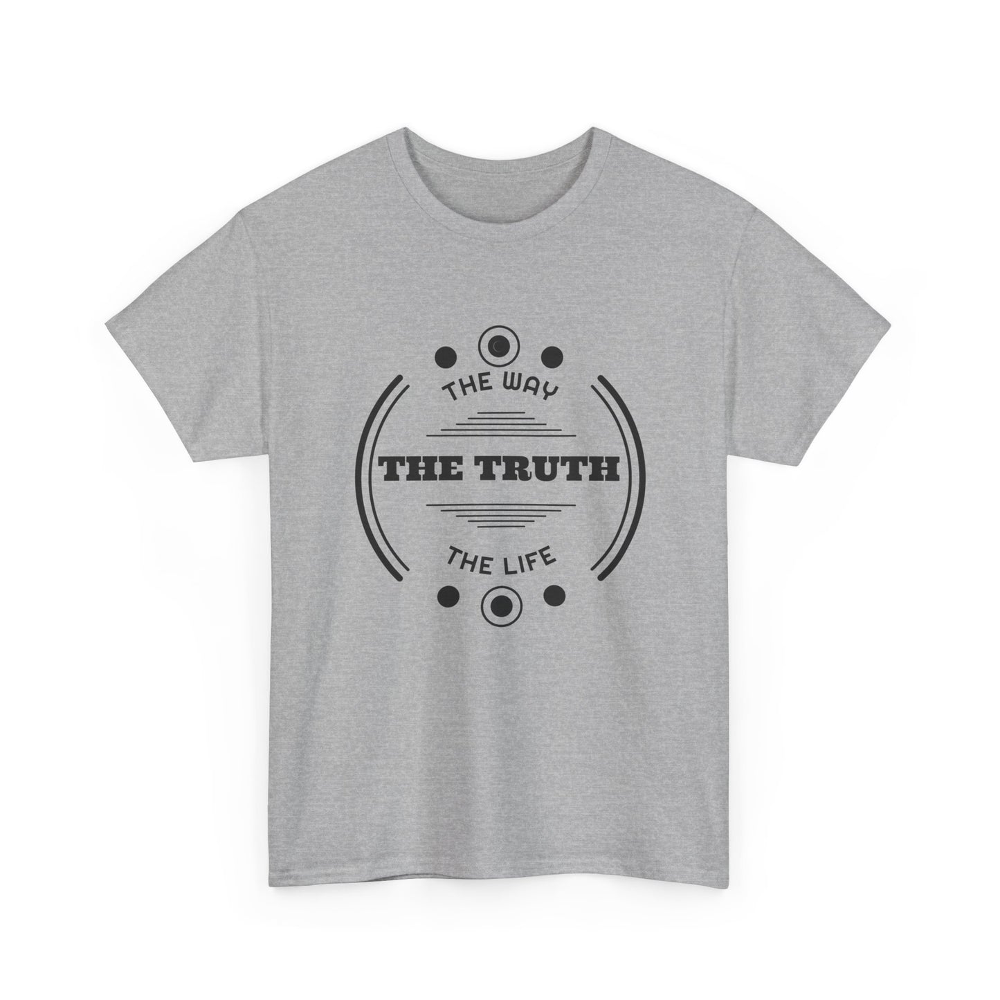T-Shirt — "The Truth: The Way, The Life" Minimalist Faith Graphic Tee