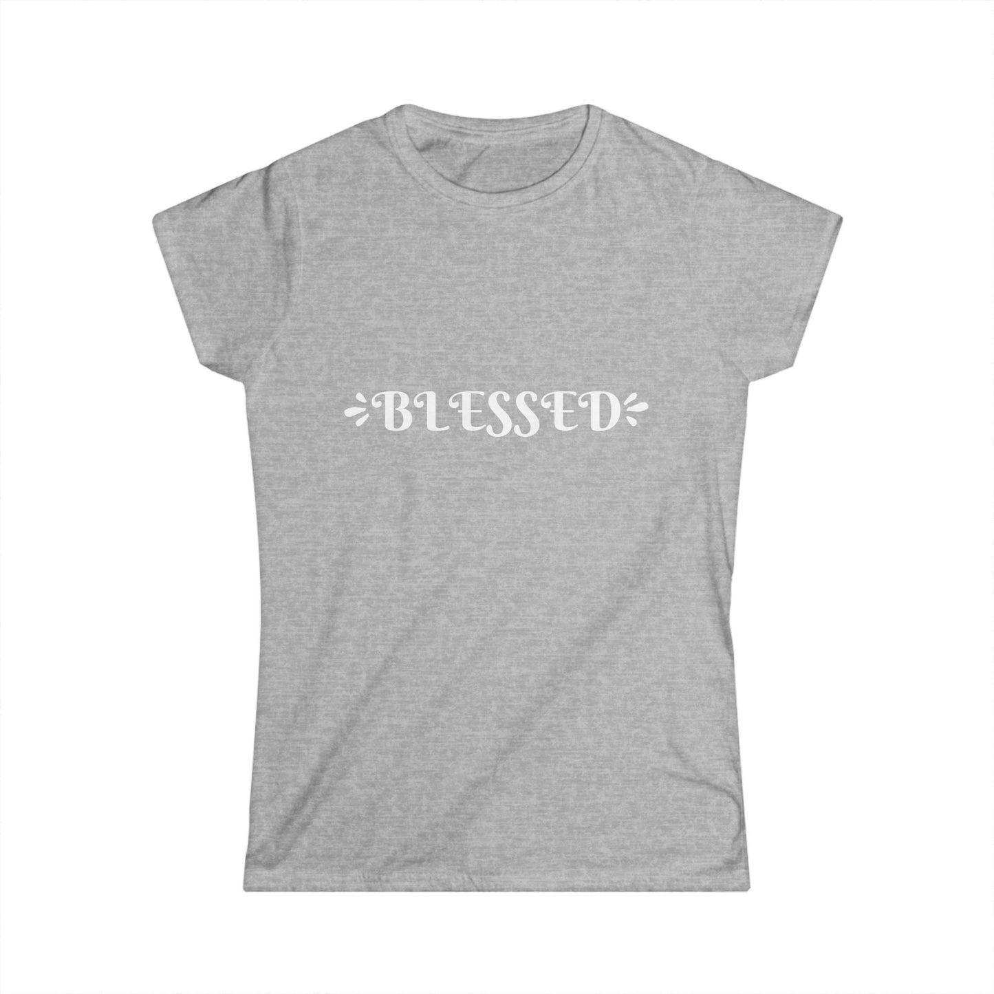 Women's White Tee — Classic Softstyle Casual T-Shirt