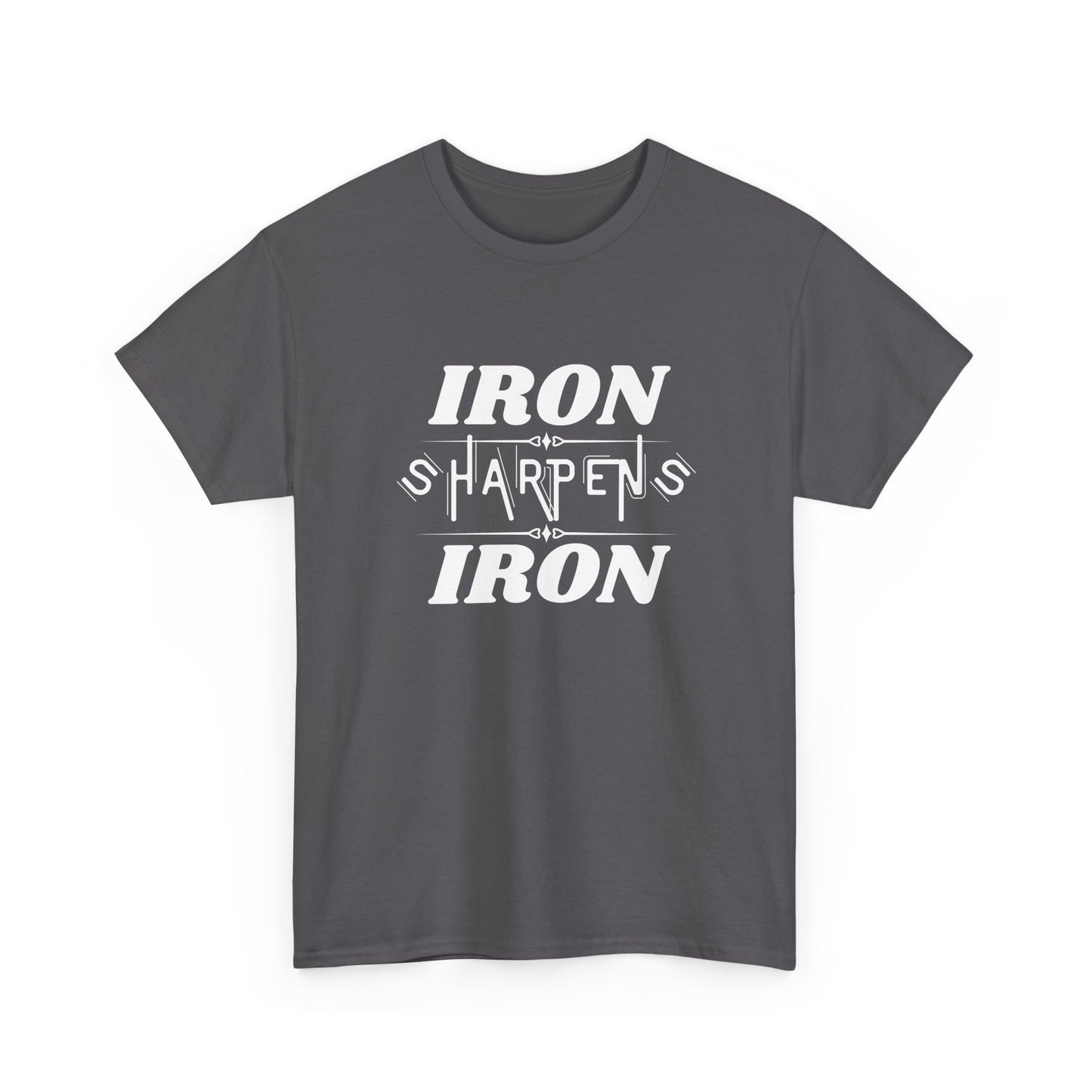 Iron Sharpens Iron T-Shirt — Motivational Christian Fitness Tee