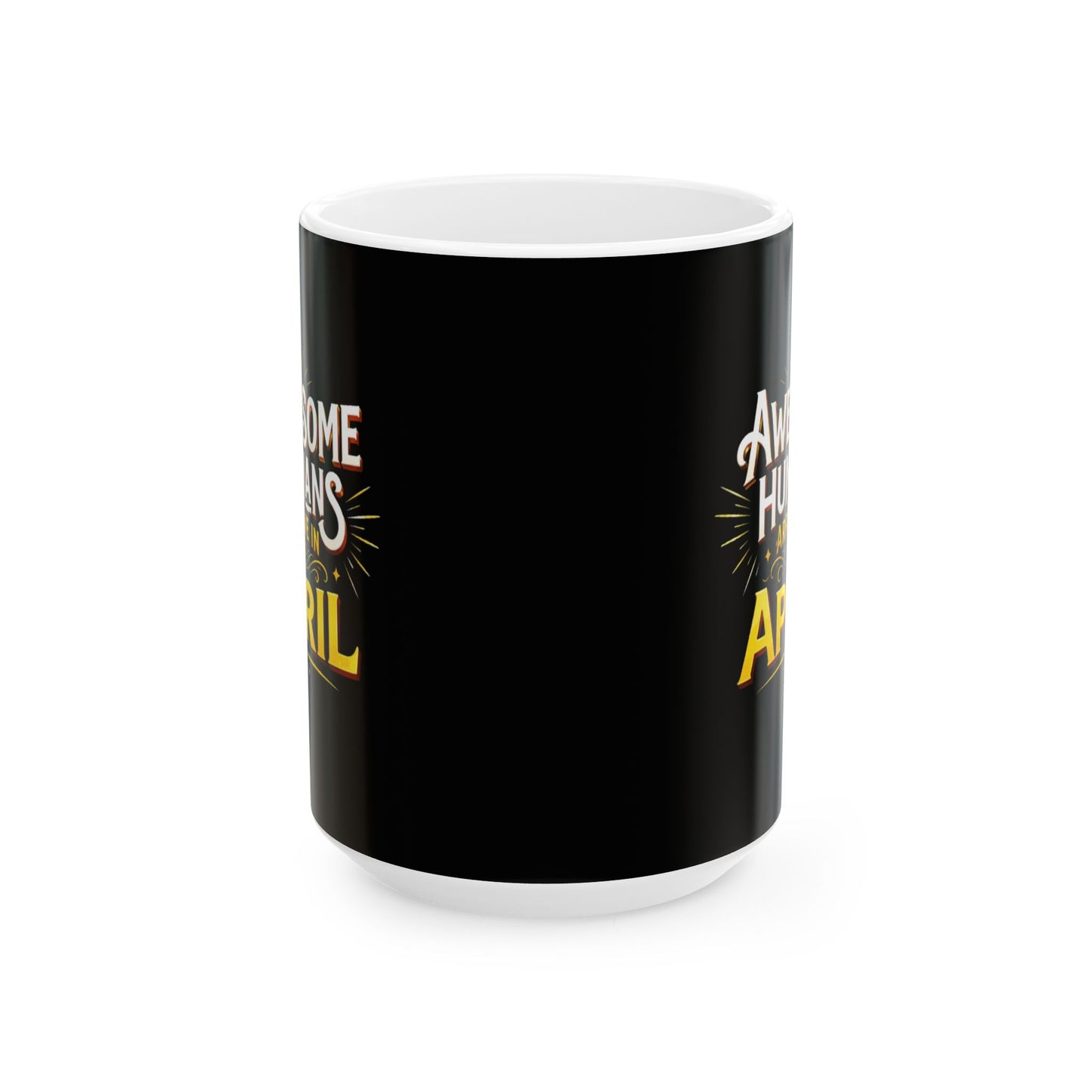 Ceramic Mug - Awesome Humans Are Awful Humorous Coffee Cup (11oz & 15oz)