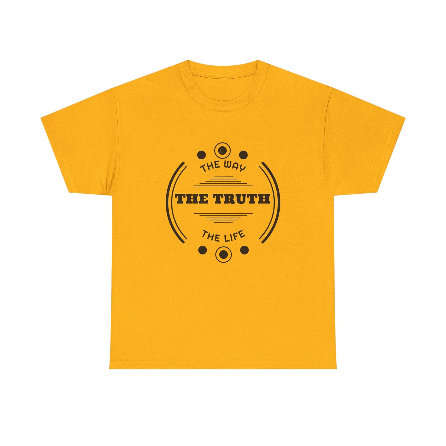 T-Shirt — "The Truth: The Way, The Life" Minimalist Faith Graphic Tee