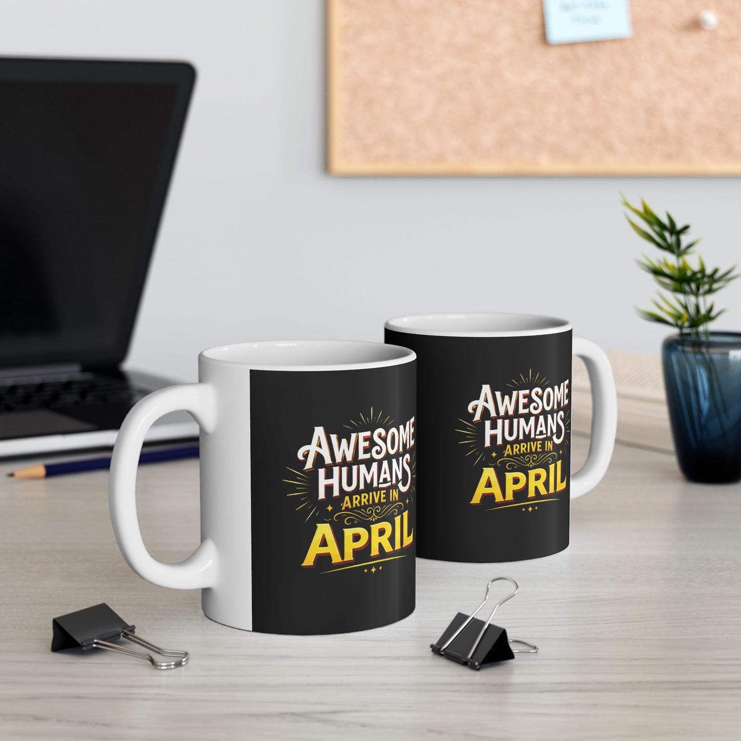 Ceramic Mug - Awesome Humans Are Awful Humorous Coffee Cup (11oz & 15oz)