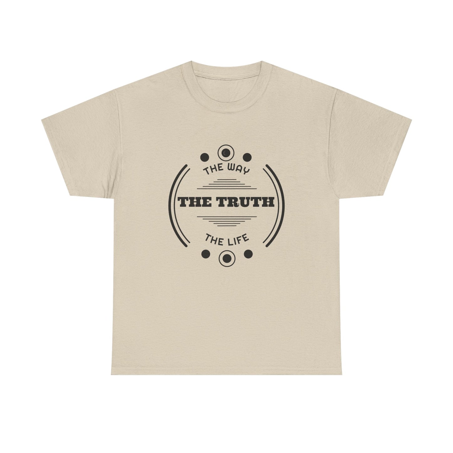 T-Shirt — "The Truth: The Way, The Life" Minimalist Faith Graphic Tee