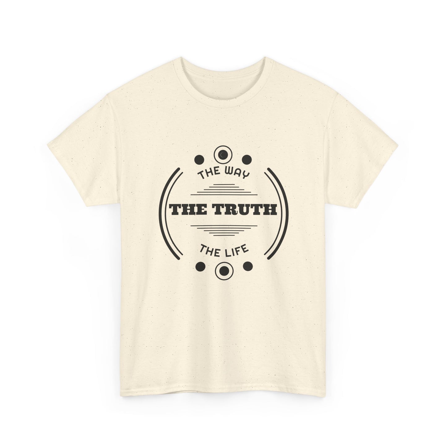 T-Shirt — "The Truth: The Way, The Life" Minimalist Faith Graphic Tee