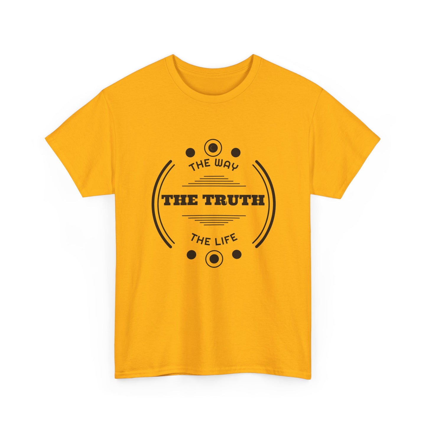 T-Shirt — "The Truth: The Way, The Life" Minimalist Faith Graphic Tee