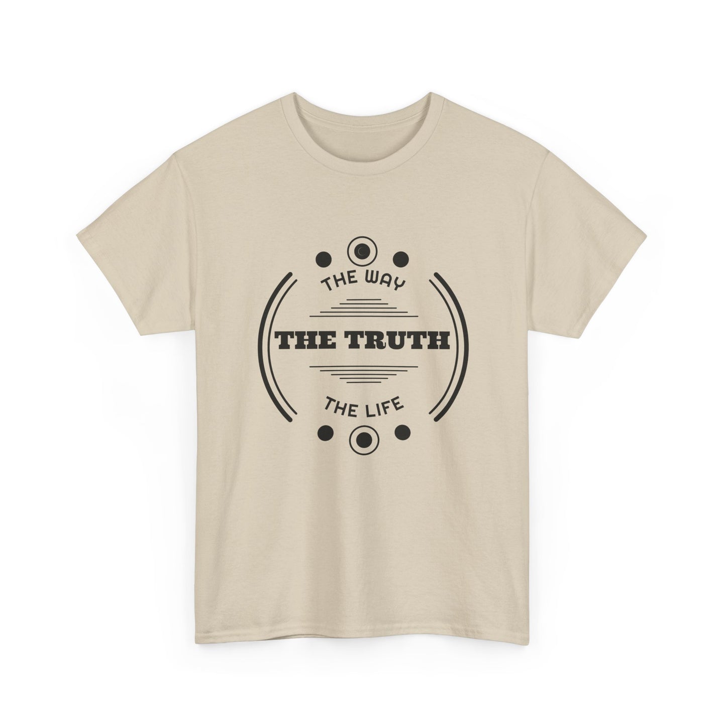 T-Shirt — "The Truth: The Way, The Life" Minimalist Faith Graphic Tee