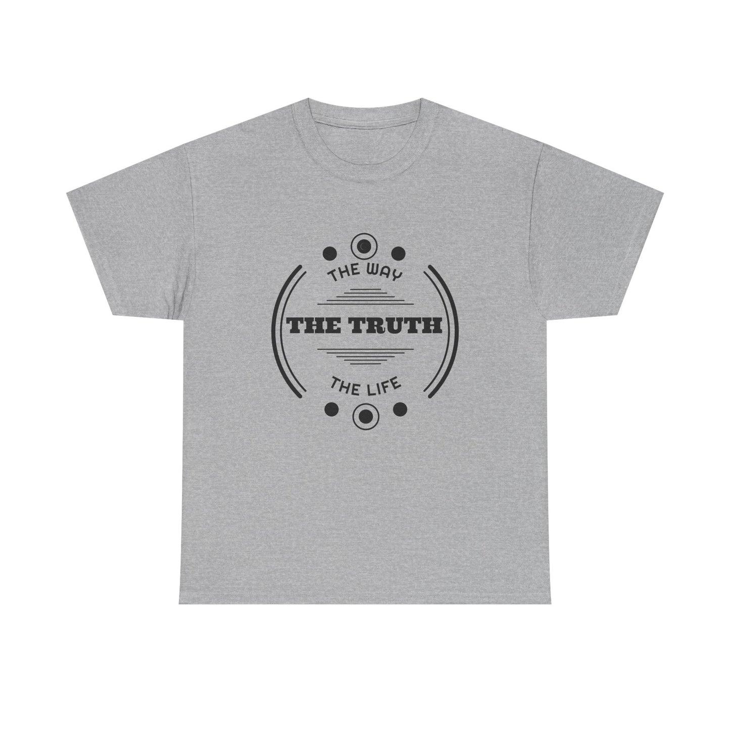 T-Shirt — "The Truth: The Way, The Life" Minimalist Faith Graphic Tee