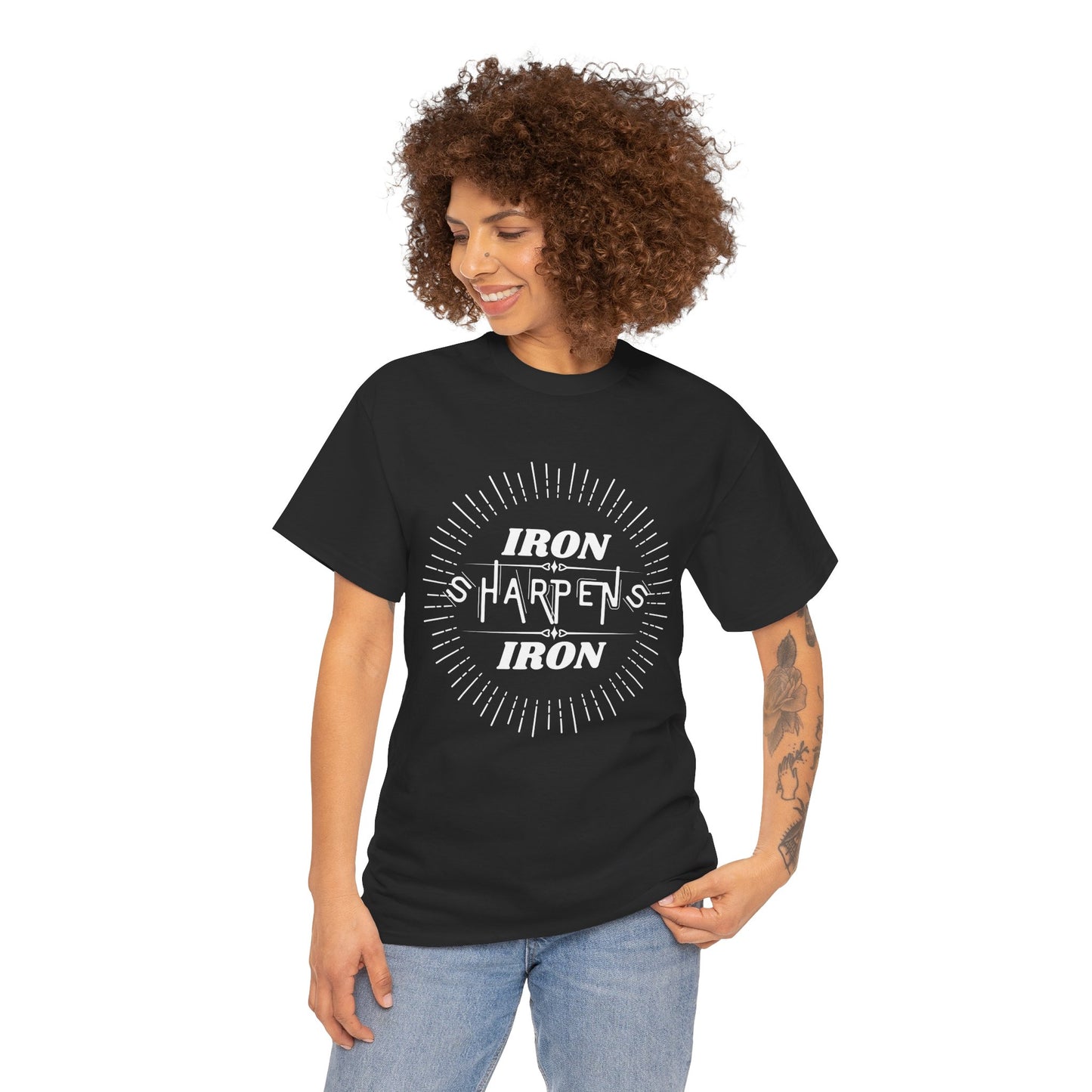 Iron Happens Tee — Funny Gym Workout T-Shirt for Weightlifters