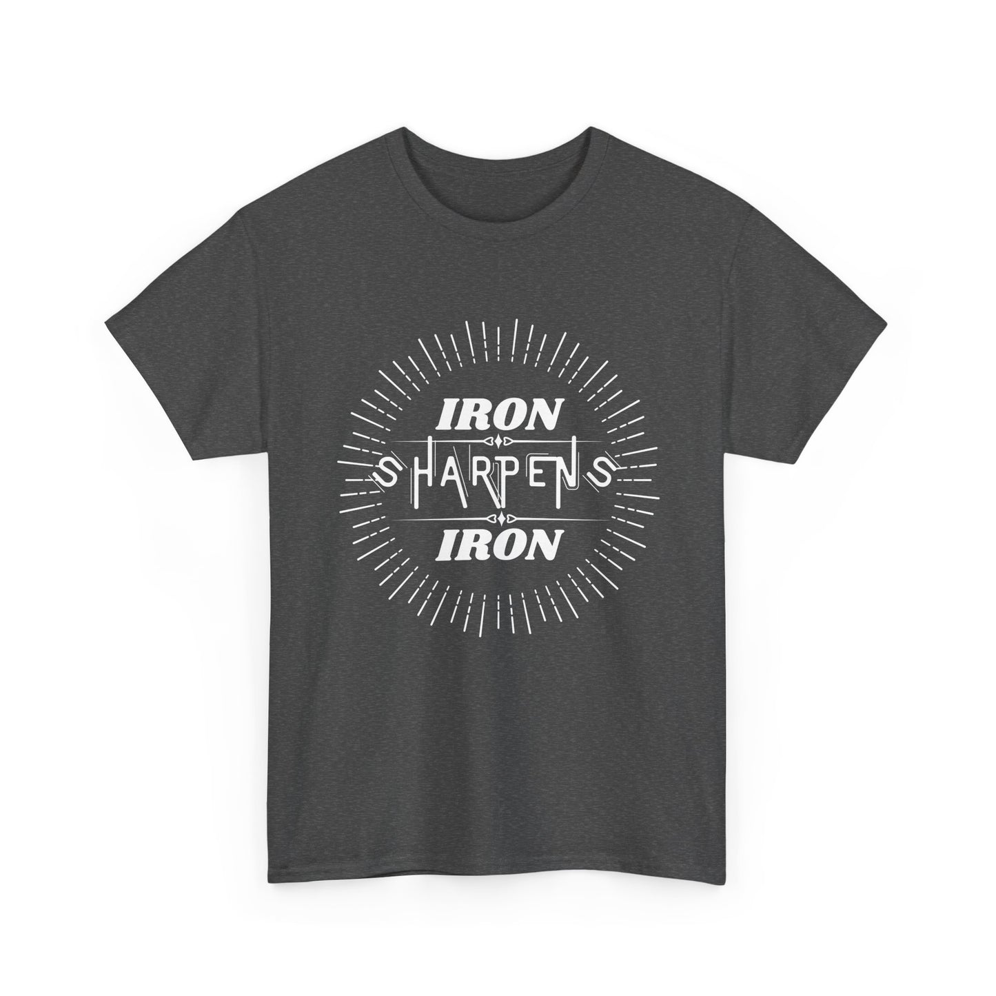 Iron Happens Tee — Funny Gym Workout T-Shirt for Weightlifters
