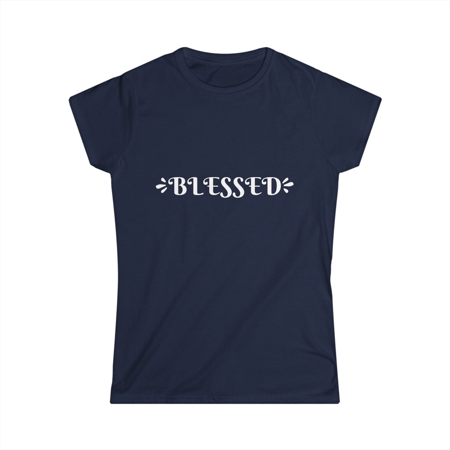 Women's White Tee — Classic Softstyle Casual T-Shirt