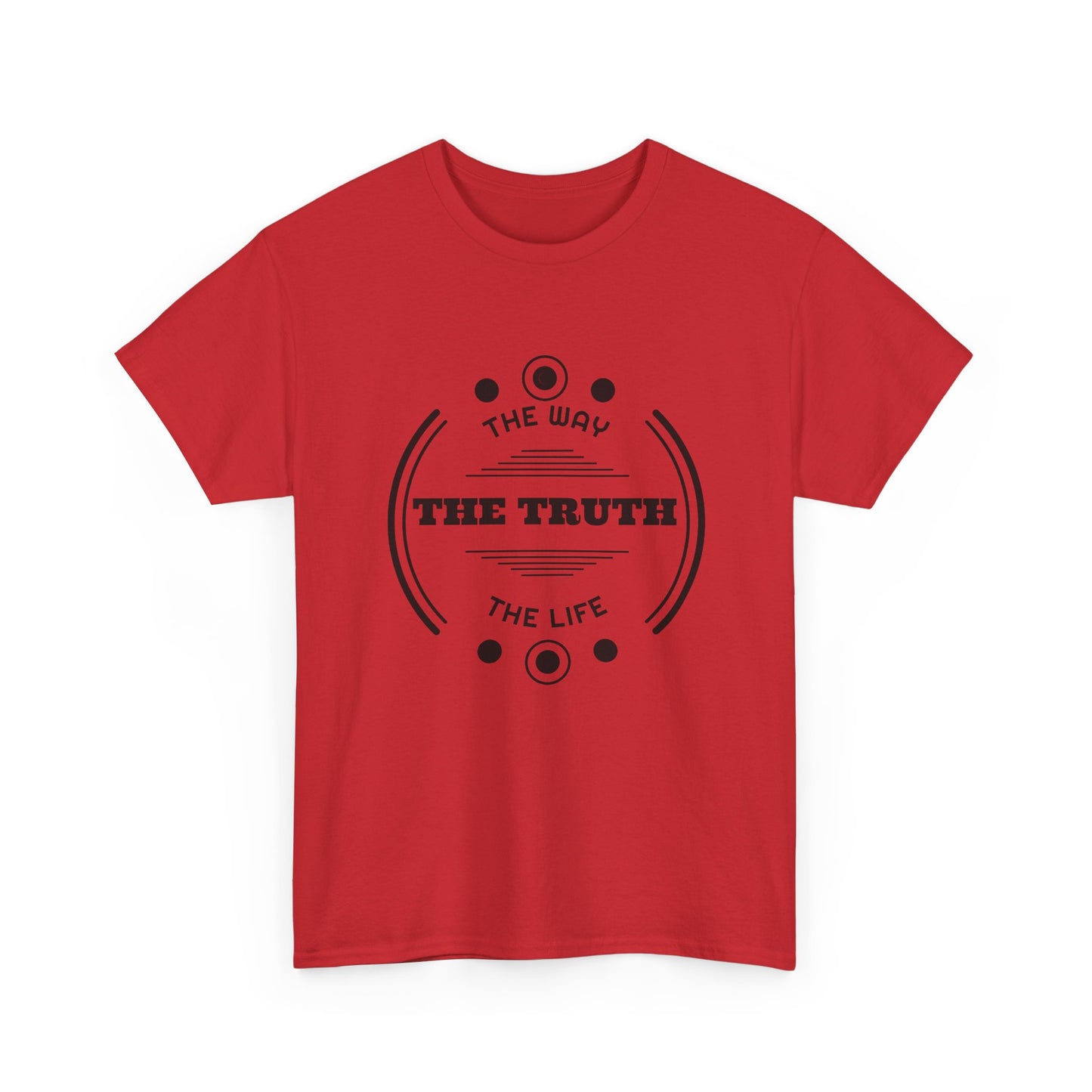 T-Shirt — "The Truth: The Way, The Life" Minimalist Faith Graphic Tee