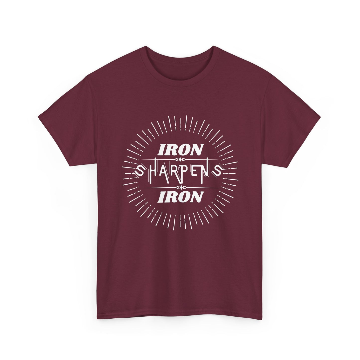 Iron Happens Tee — Funny Gym Workout T-Shirt for Weightlifters