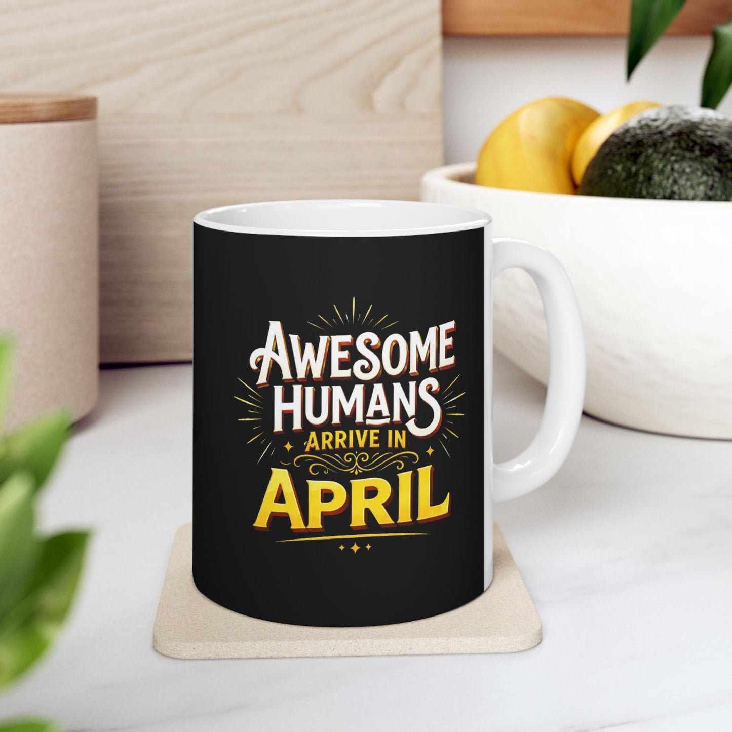 Ceramic Mug - Awesome Humans Are Awful Humorous Coffee Cup (11oz & 15oz)