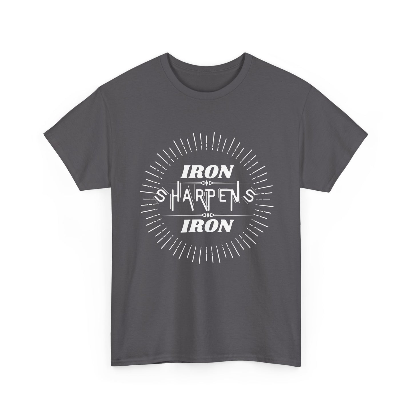 Iron Happens Tee — Funny Gym Workout T-Shirt for Weightlifters